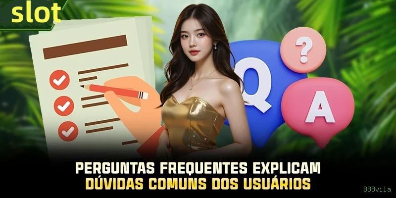 Central de dúvidas rápidas sobre o app 888vila